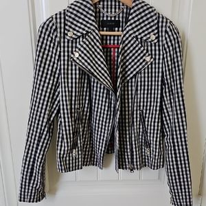 J. Crew Black and White Checkered Women's Jacket